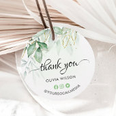 Groen Dank u Bedankjes Labels