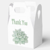 Groen Dank u Succulent Cactus Party Bruiloft Bedankdoosjes (Geopend)