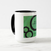 Groen Decennium 80th Birthday Mok (Voorkant links)