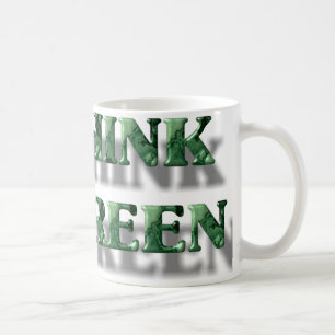 Groen denken koffiemok