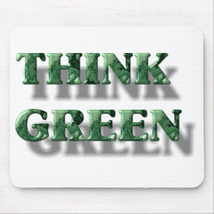 Groen denken muismat
