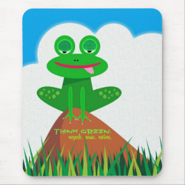 Groen denken: Recyclen, hergebruiken, herstellen. Muismat