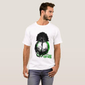 Groen denken t-shirt (Voorkant volledig)