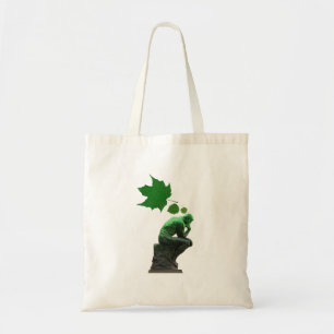 Groen denken tote bag