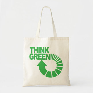 groen denken tote bag