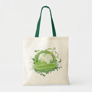 Groen denken tote bag