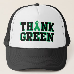 Groen denken trucker pet