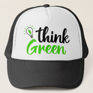 groen denken trucker pet