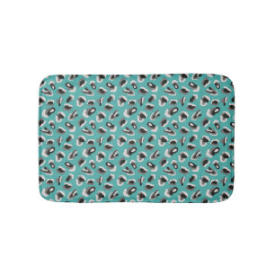 Groen dierprintpatroon badmat
