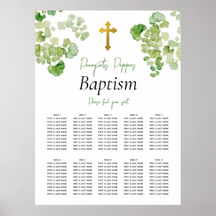 Groen Doop Doop Zitting Grafiek Poster