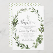 groen doopsel kaart (Voorkant / Achterkant)