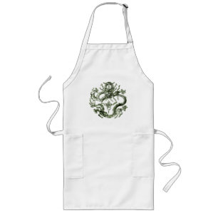 Groen dragon-Schort Lang Schort