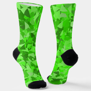 Groen Driehoekpatroon Sokken