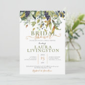 Groen & Druiven, Trouw Bruidsfeest Uitnodiging (Staand voorkant)