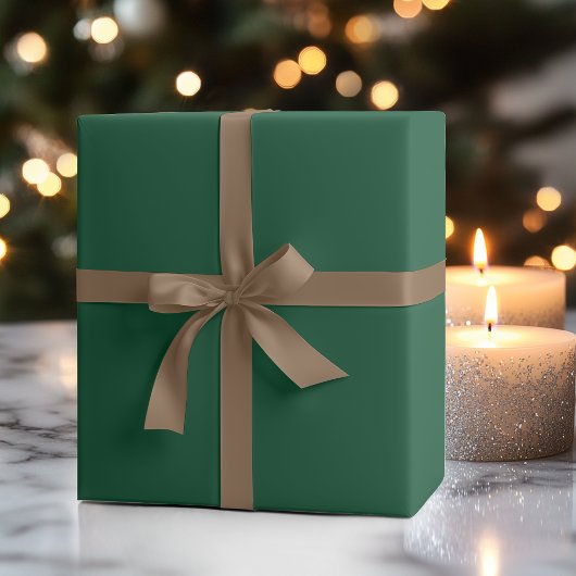 Groen Effen Kleur | Klassiek | Elegant Cadeaupapier