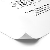 Groen elegant bruiloft zitgrafiek poster (Hoek)