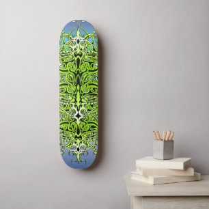 Groen Empire Tribal Design Skateboard