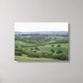 Groen en Aangenaam Land Uitgerekt Canvas Print (Voorkant)