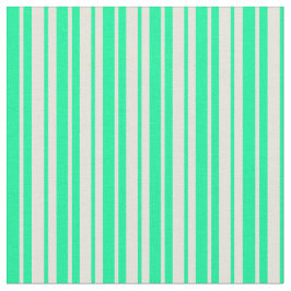 Groen en beige gekleurd Stripes-patroon Stof