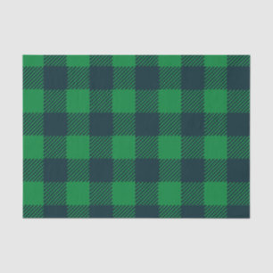 Groen- en blauw buffelpapier tissuepapier