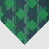 Groen- en blauw buffelpapier tissuepapier (Detail)