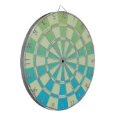 Groen en blauw dartbord (Voorkant Links)