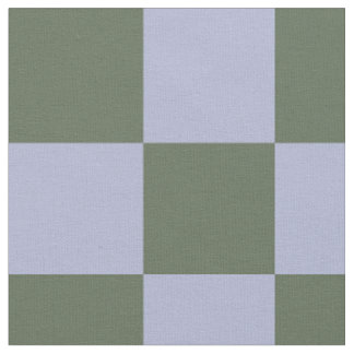 Groen en Blauw Geruit Patroon Stof