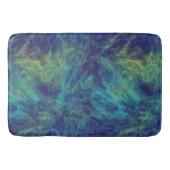 groen en blauw Marmer abstract Badmat (Voorkant)