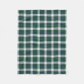 Groen en Blauw Plaid Clan Campbell Jurk Tartan Fleece Deken (Voorkant)