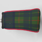 Groen en Blauw Tartan Pset Golfheadcover (Voorkant)