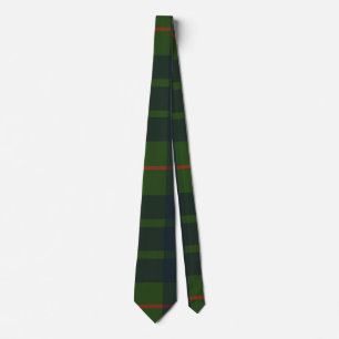 Groen en Blauw Tartan Schotse Ruit Stropdas