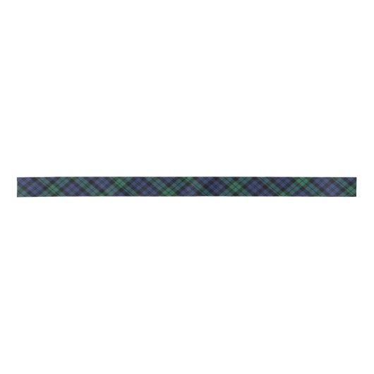 Groen en blauw zwart Horloge Tartan Pset Holiday Lint (Voorkant)