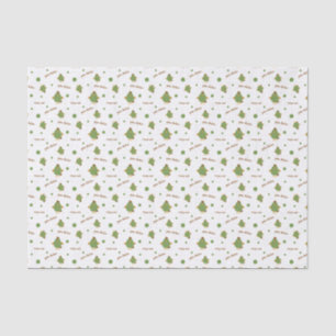 Groen en bruin gepatterd plakpapier voor kippen tissuepapier