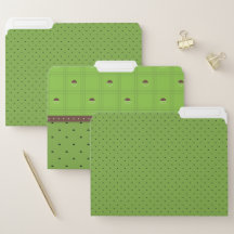 Groen en bruin halve cirkel geplakt patroon