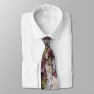 Groen en bruin rubberen patroon stropdas