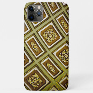 Groen en bruine architectuurprint iPhone 11 pro max hoesje