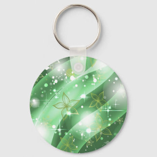 Groen en en Sparkle Sleutelhanger