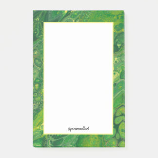 Groen en Geel | Aangepaste 4x6 Post-it® Note