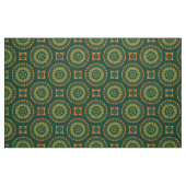 Groen en geel Boho Chic Decorative Pattern Stof (Fat Quarter)