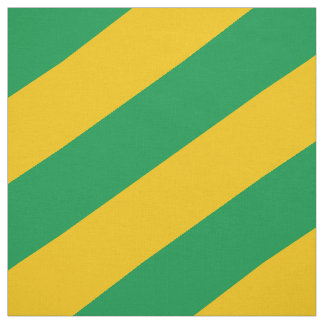 Groen en geel gestreepte patroon stof