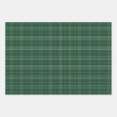 Groen en Geel Goud Gemengde Patronen Inpakpapier Vel (Voorkant 3)