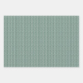 Groen en Geel Goud Gemengde Patronen Inpakpapier Vel (Voorkant)