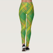 Groen en geel leggings (Achterkant)