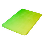 Groen en geel neonlooppapier badmat (Gekanteld)