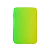 Groen en geel neonverloop badmat (Voorkant Verticaal)