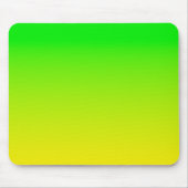 Groen en geel neonverloop muismat (Voorkant)