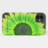 Groen en Geel Zonnebloem iPhone 5 Hoesje (Achterkant (horizontaal))