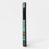 Groen en Goud Abstract #3 Case-Mate iPhone Case (Achterkant/links)