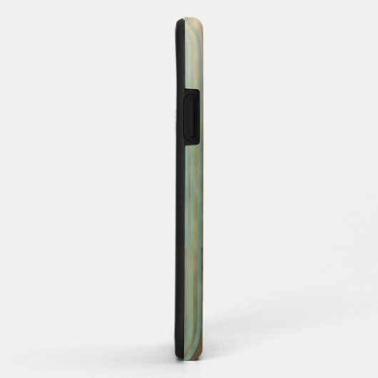 Groen en Goud Abstract #3 Case-Mate iPhone Case (Achterkant/rechts)