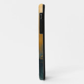 Groen en Goud Abstract #5 Case-Mate iPhone Case (Achterkant/links)